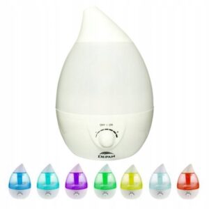 NAWILŻACZ POWIETRZA REGULOWANY KOLOROWA LAMPKA LED DLA DZIECI