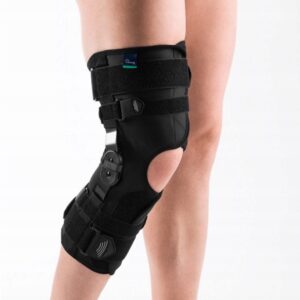 Długi stabilizator stawu kolanowego z szynami otwarty TIM 508 - rozmiar XL