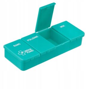 pudełko na tabletki 4 przegródki