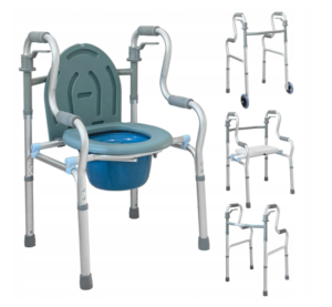 chodzik z ławeczką i toaletą