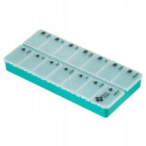 organizer na leki rano wieczór