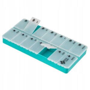 kasetka tygodniowa na leki 2 pory dnia